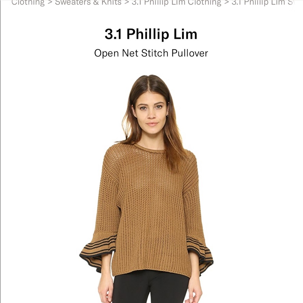 Nwot Phillip lim ruffle summer sweater S